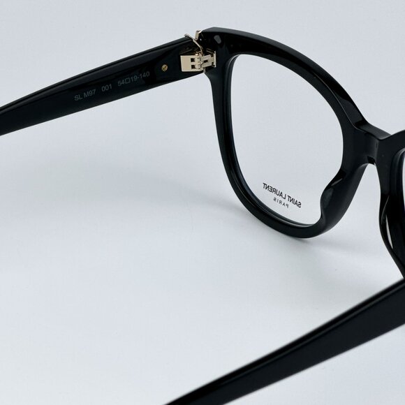 Saint Laurent SLM97 001 BRAND NEW Eyeglasses Black Square Women - Picture 12 of 13